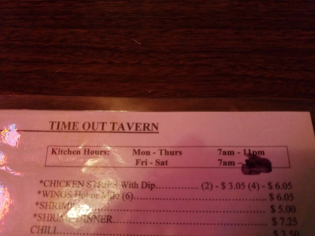 Wolfiess Time Out Tavern | restaurant | 110 E Main St, Van Buren, IN 46991, USA | 7659342627 OR +1 765-934-2627