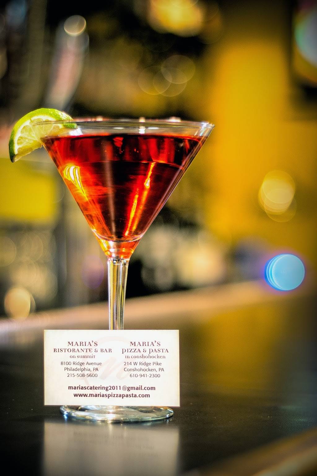 Marias Ristorante on Summit | restaurant | 8100 Ridge Ave, Philadelphia, PA 19128, USA | 2155085600 OR +1 215-508-5600