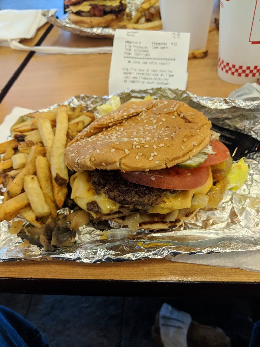 Five Guys | meal takeaway | 3530 Boulevard des Sources, Dollard-des-Ormeaux, QC H9B 1Z9, Canada | 5146834545 OR +1 514-683-4545