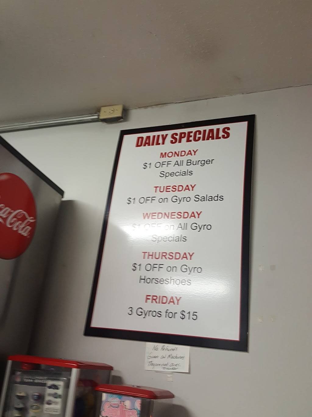 Gyros Stop | restaurant | 2907 S MacArthur Blvd, Springfield, IL 62704, USA | 2176986463 OR +1 217-698-6463