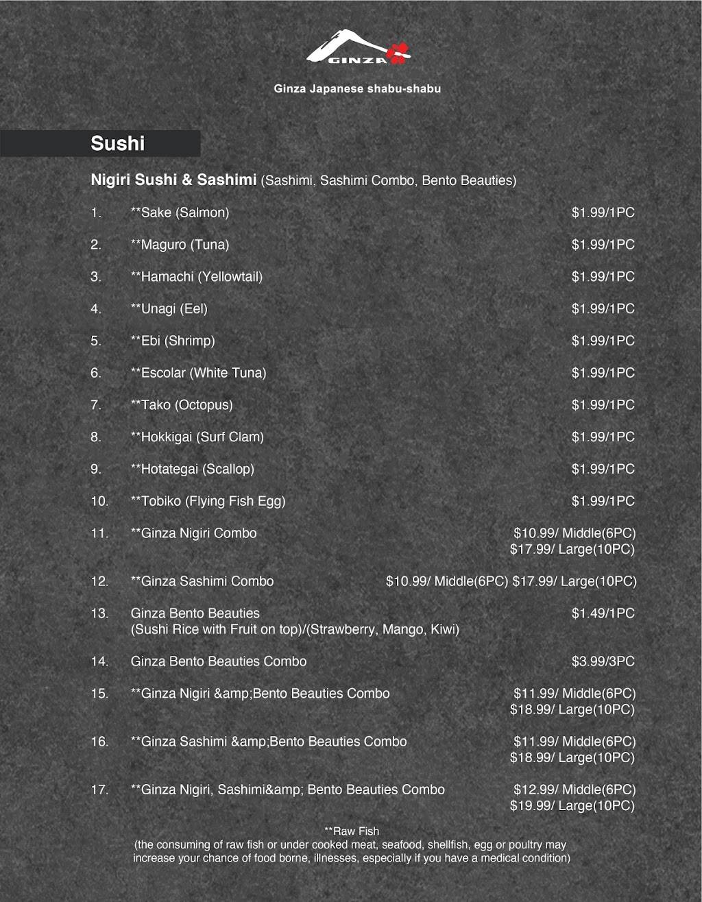 Ginza Japanese Shabu Shabu | restaurant | 9460 S Union Square #106, Sandy, UT 84070, USA | 8014328736 OR +1 801-432-8736