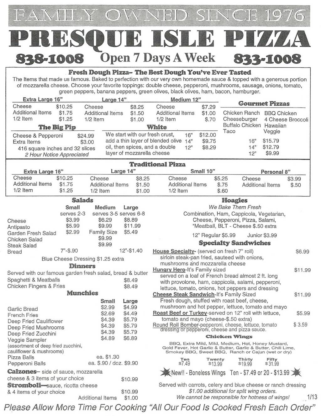 Presque Isle Pizza Restaurant / Connies Ice Cream | meal takeaway | 3150 W 32nd St, Erie, PA 16506, USA | 8148381008 OR +1 814-838-1008