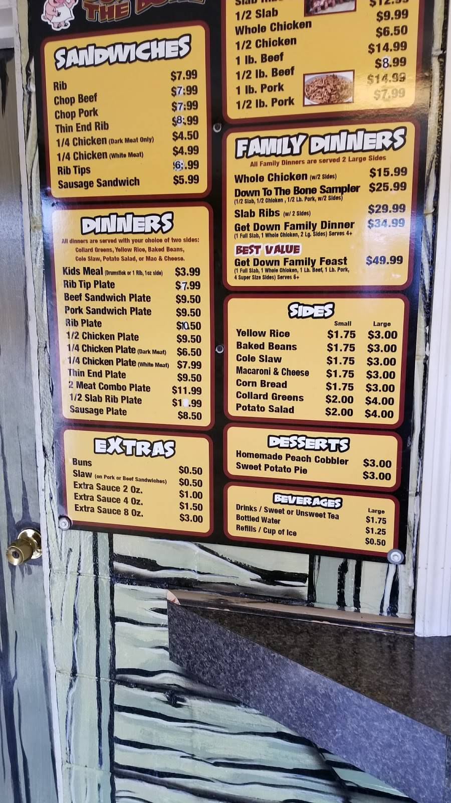 Down To the Bone BBQ & Catering | restaurant | 110 S Kings Ave, Brandon, FL 33511, USA | 8136539903 OR +1 813-653-9903