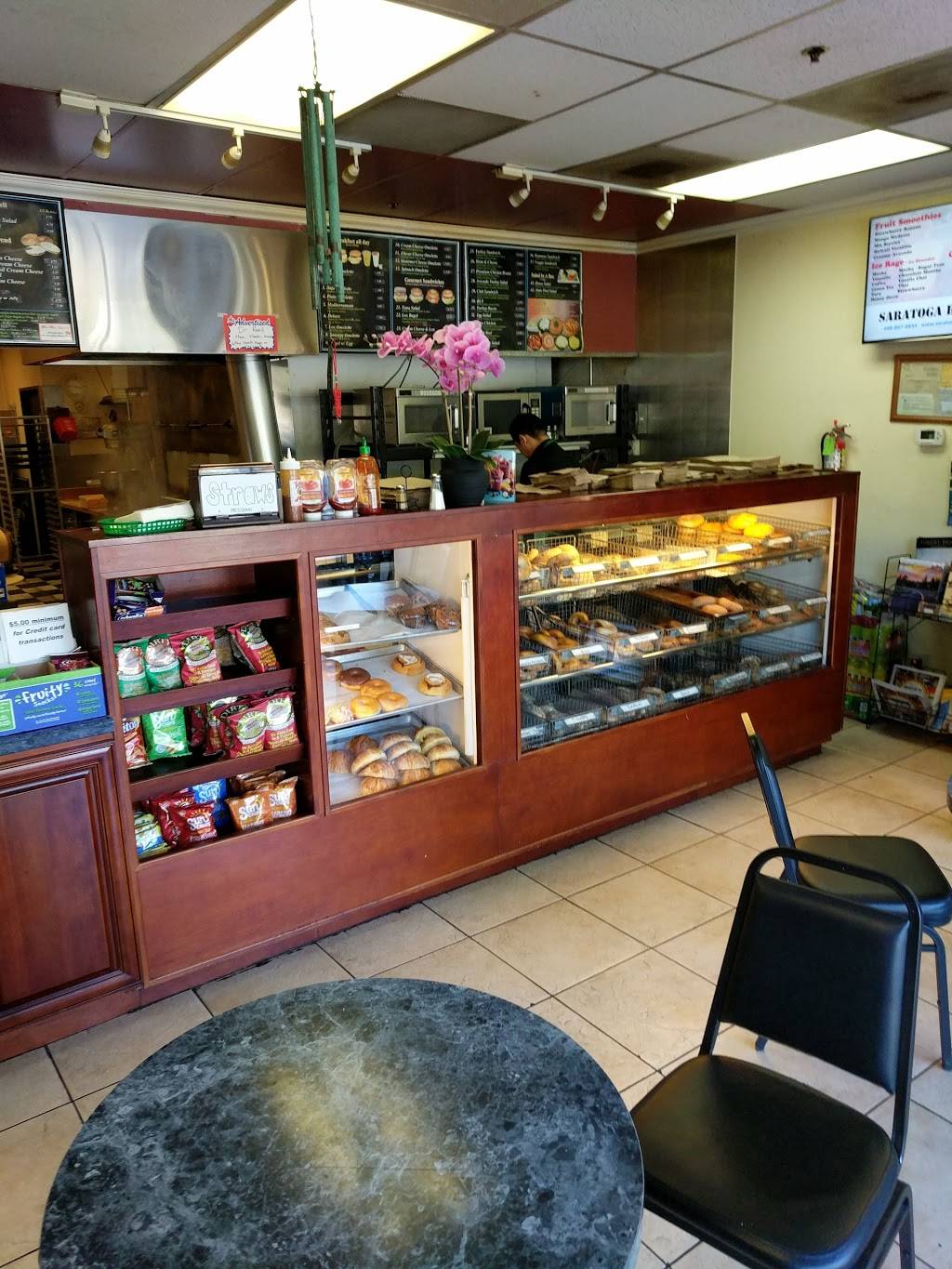 Saratoga Bagels | bakery | 12840 Saratoga Sunnyvale Rd, Saratoga, CA 95070, USA | 4088676834 OR +1 408-867-6834