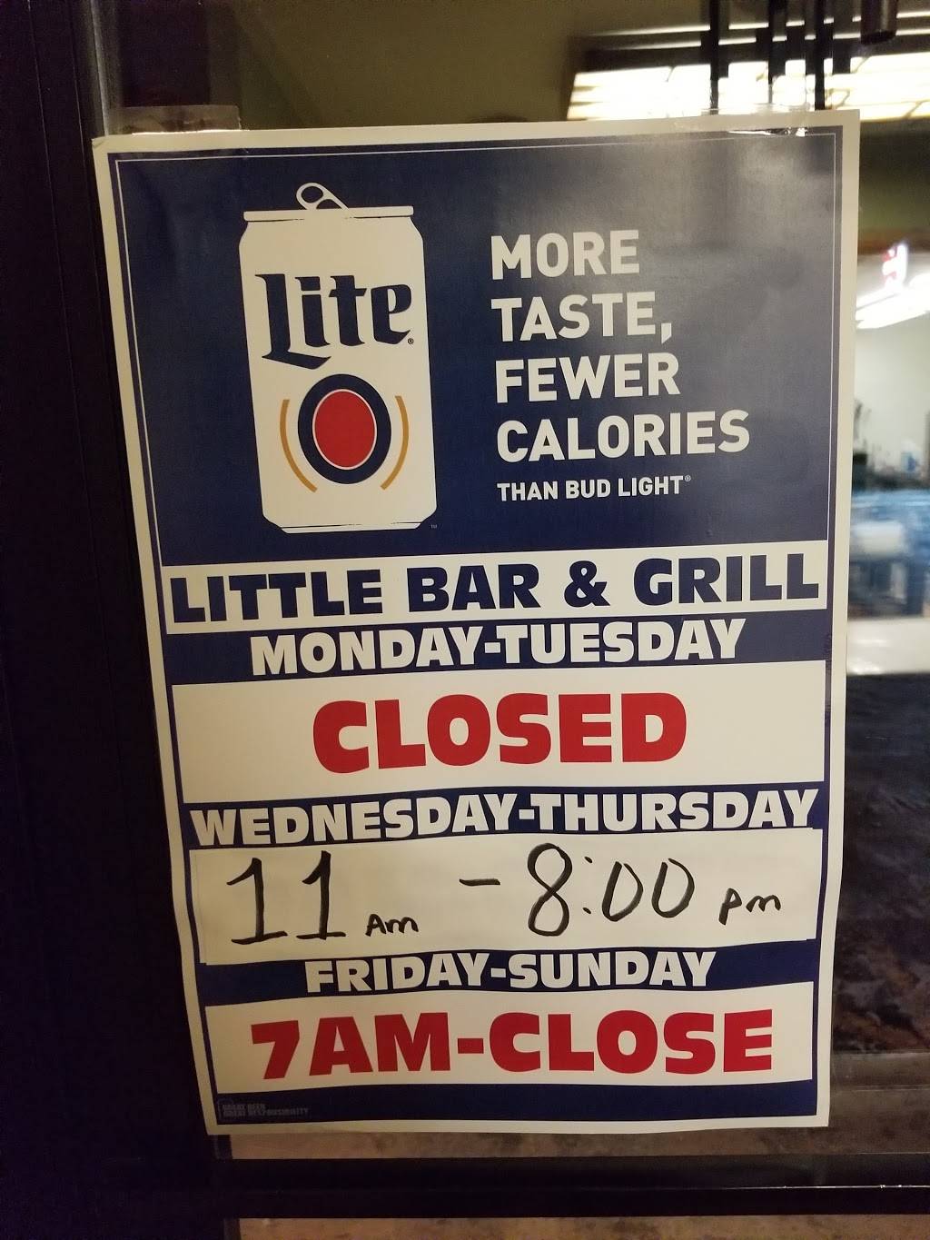 The Little Bar & Grill | restaurant | W8215 Co Hwy J, Merrillan, WI 54754, USA | 7153336600 OR +1 715-333-6600