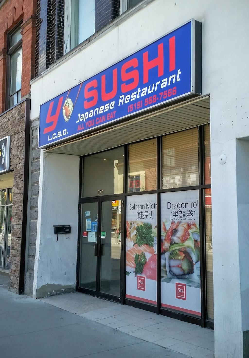 Yo Sushi | restaurant | 103 King St W, Kitchener, ON N2G 1A7, Canada | 5195687566 OR +1 519-568-7566