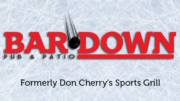 Bar Down Pub - formerly Don Cherry’s Sports Grill @ Gateway Aren | restaurant | 610 S Service Rd #5, Stoney Creek, ON L8E 4G3, Canada | 9056436100 OR +1 905-643-6100