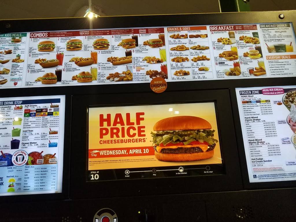 Sonic Drive-In | restaurant | 480 W Church St, Lexington, TN 38351, USA | 7319684411 OR +1 731-968-4411