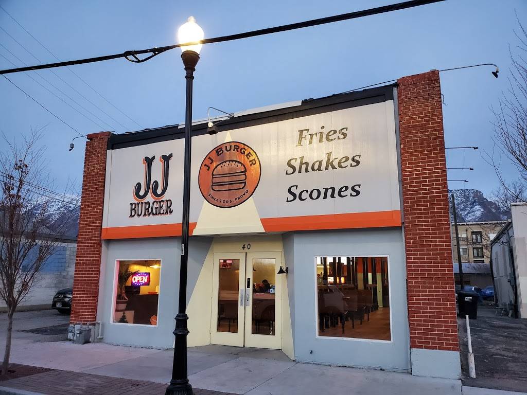 JJ Burger | restaurant | 40 N 400 W, Provo, UT 84601, USA | 8016910580 OR +1 801-691-0580