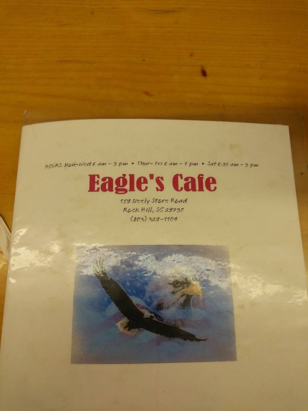Eagles Cafe | restaurant | 159 Neely Store Rd, Rock Hill, SC 29730, USA | 8033291104 OR +1 803-329-1104