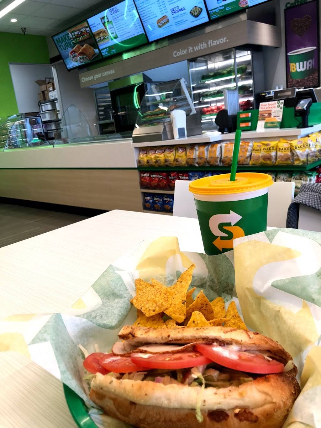 Subway | restaurant | 7600 Stream Walk Ln, Manassas, VA 20109, USA | 7033612599 OR +1 703-361-2599
