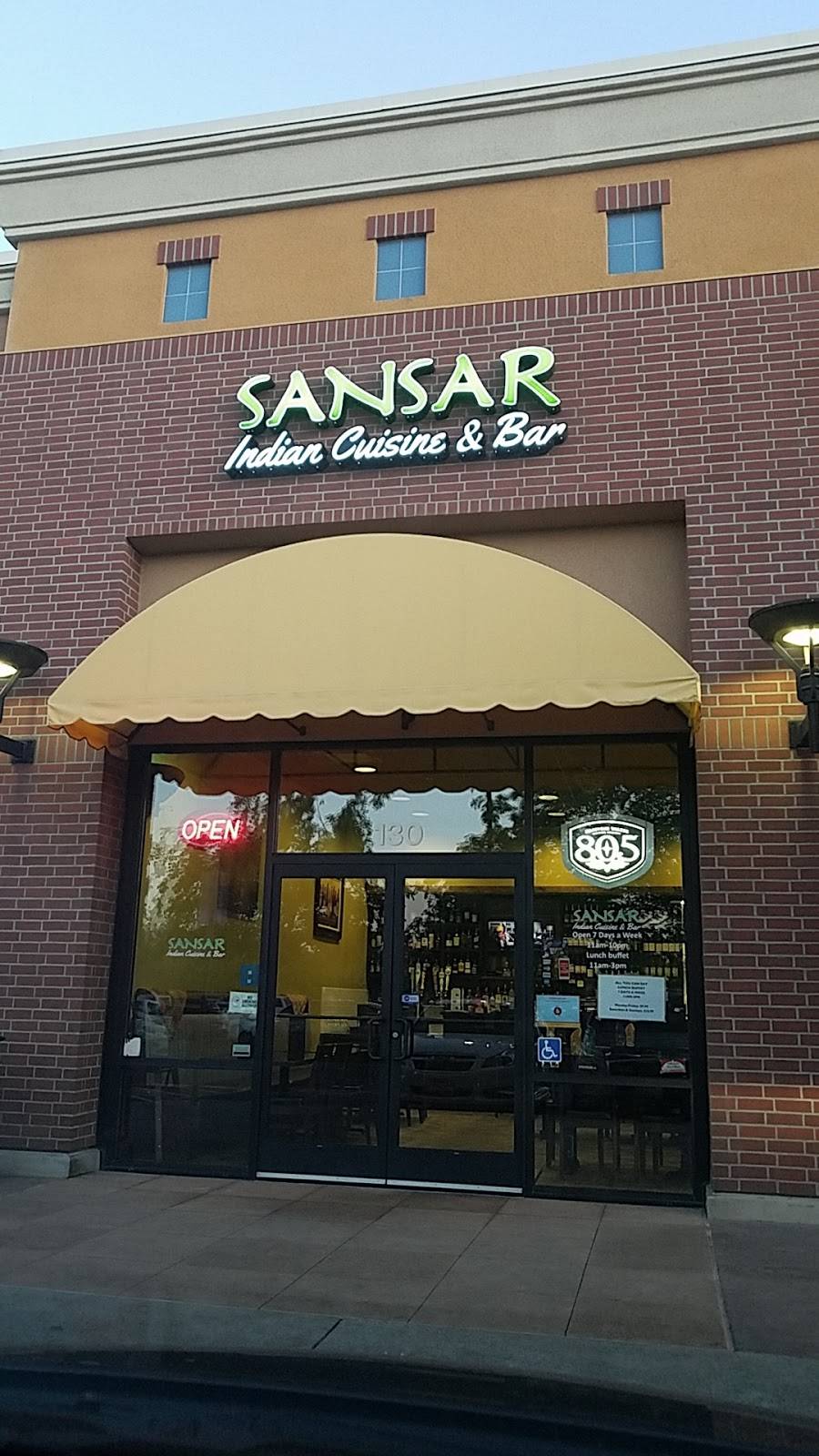 Sansar Indian Cuisine & Bar | restaurant | 2610 S Tracy Blvd #130, Tracy, CA 95376, USA | 2098342200 OR +1 209-834-2200