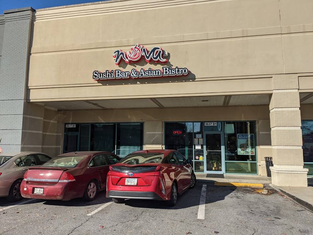 Nova Sushi Bar & Asian Bistro | restaurant | 3637 Peachtree Rd NE d1, Atlanta, GA 30319, USA | 6787323239 OR +1 678-732-3239