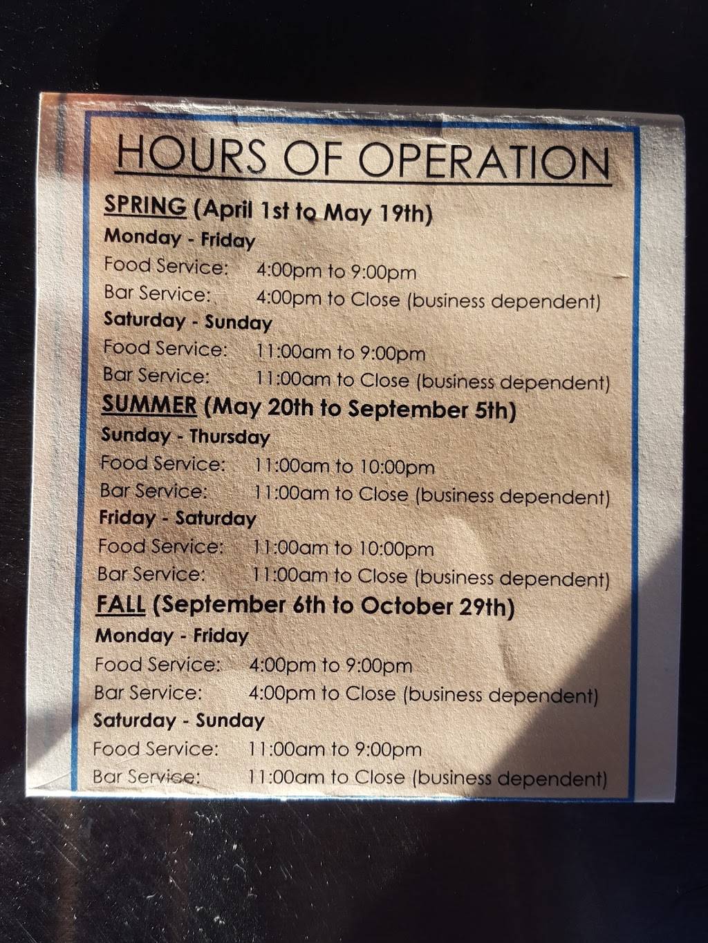 Anchor Cafe at Grande Dunes | restaurant | 8205 Marina Pkwy, Myrtle Beach, SC 29572, USA | 8433157855 OR +1 843-315-7855