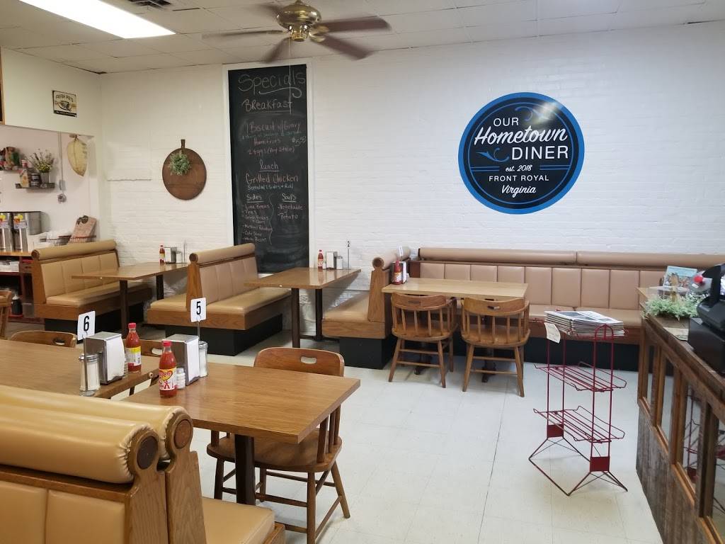 Our Hometown Diner | restaurant | 107 Water St, Front Royal, VA 22630, USA | 5405519948 OR +1 540-551-9948