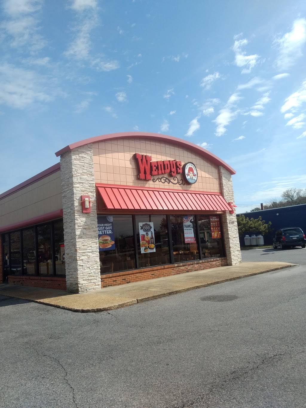 Wendys | restaurant | 8203 Veterans Hwy, Millersville, MD 21108, USA | 4109876507 OR +1 410-987-6507