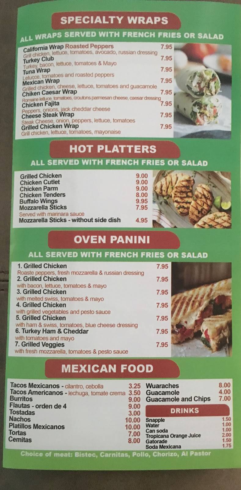 Wuarache Restaurant | restaurant | 1229 Castle Hill Ave, The Bronx, NY 10462, USA | 7186846441 OR +1 718-684-6441