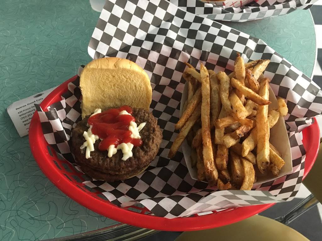 Retros Good Eats | restaurant | 435 Prince George St, Williamsburg, VA 23185, USA | 7572538816 OR +1 757-253-8816