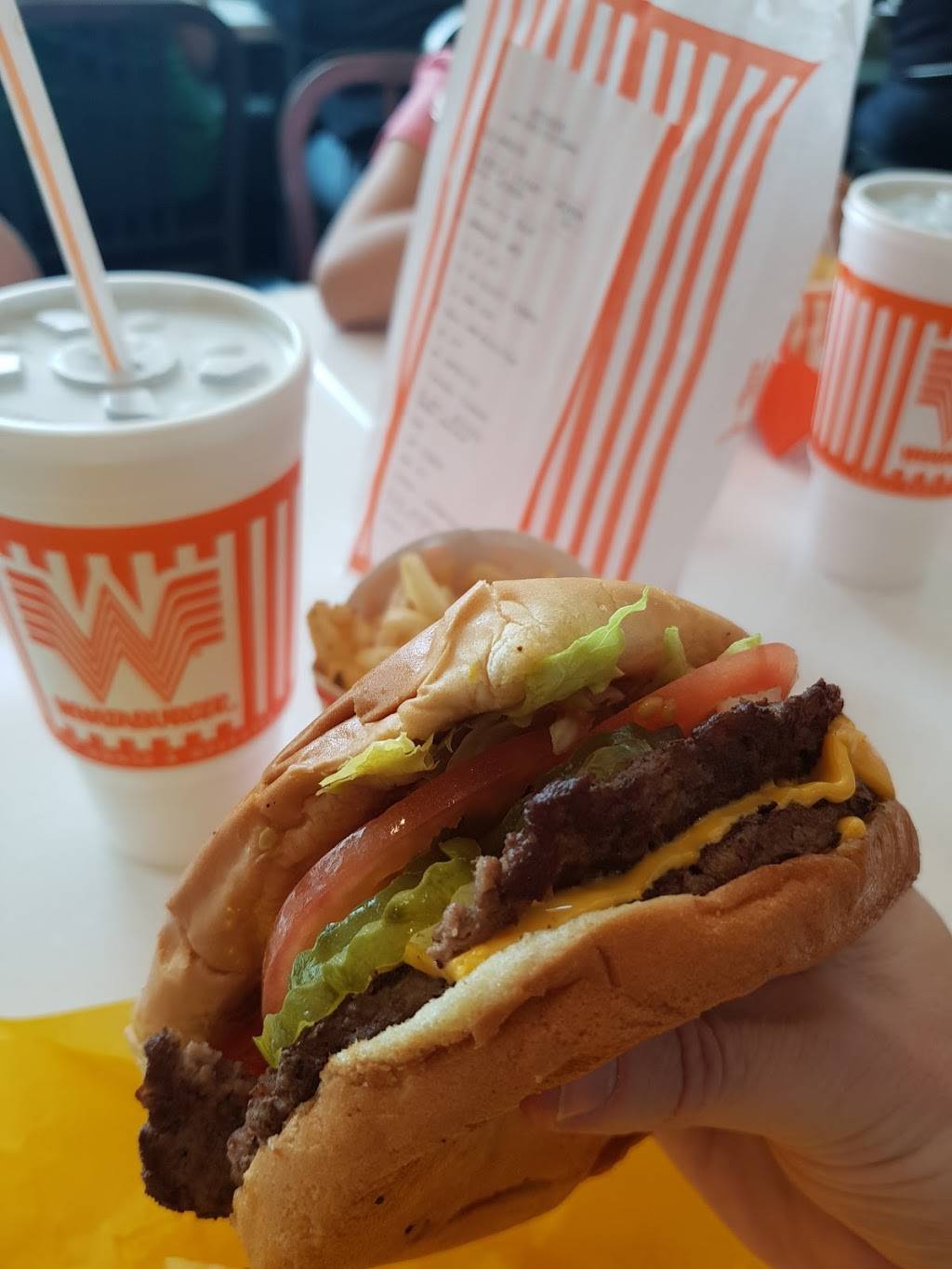 Whataburger | restaurant | 3100 N. Terminal Rd #B-21, Houston, TX 77032, USA | 2812333347 OR +1 281-233-3347