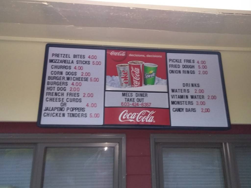 Mels Restaurant | restaurant | New Hampshire 3A-bld 2, 454 Charles Bancroft Hwy, Litchfield, NH 03052, USA | 6034296350 OR +1 603-429-6350