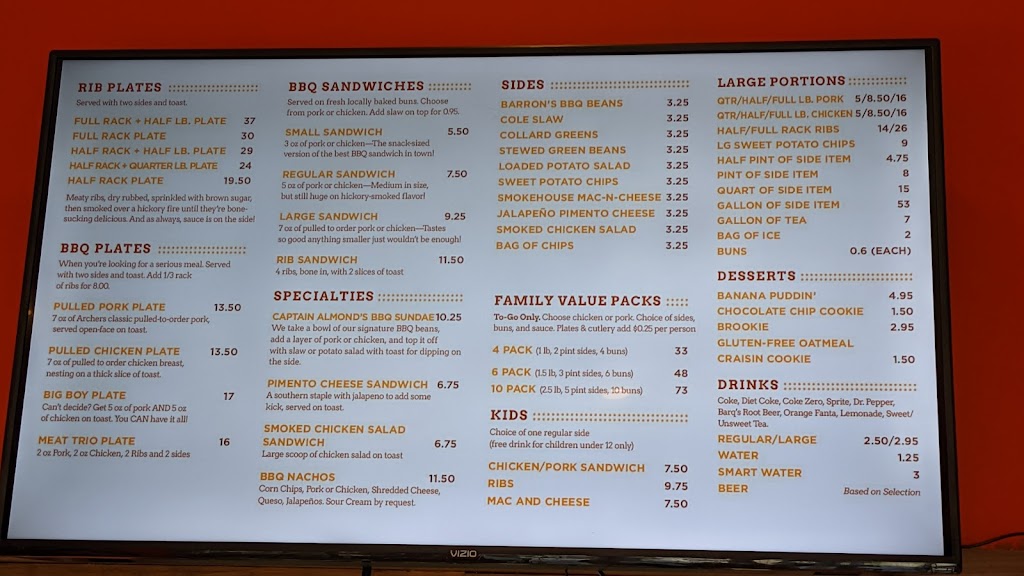 Archers BBQ Seymour | restaurant | 10225 Chapman Hwy, Seymour, TN 37865, USA | 8657719389 OR +1 865-771-9389