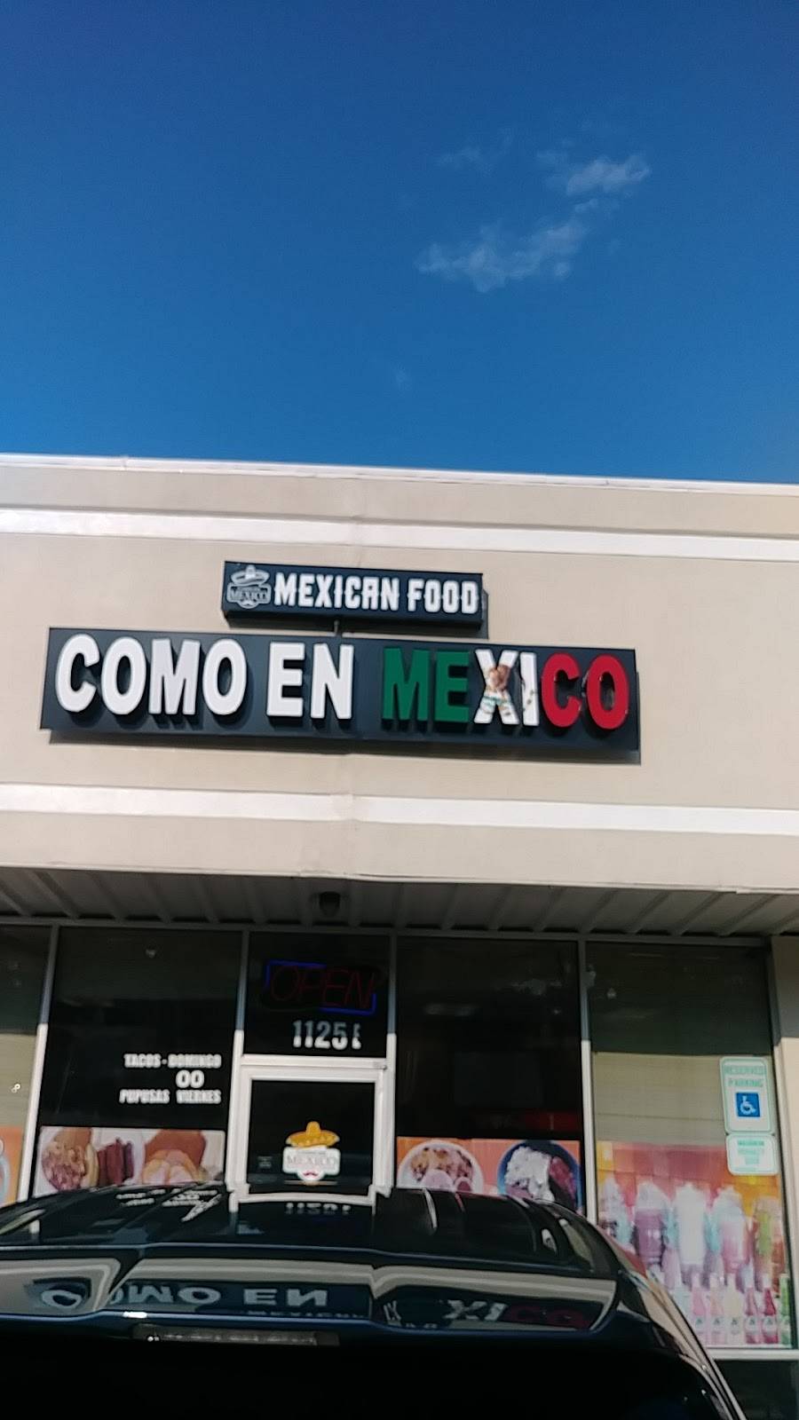 Como E Mexico | restaurant | 1125 E Sugar Creek Rd #E, Charlotte, NC 28205, USA | 9807457718 OR +1 980-745-7718