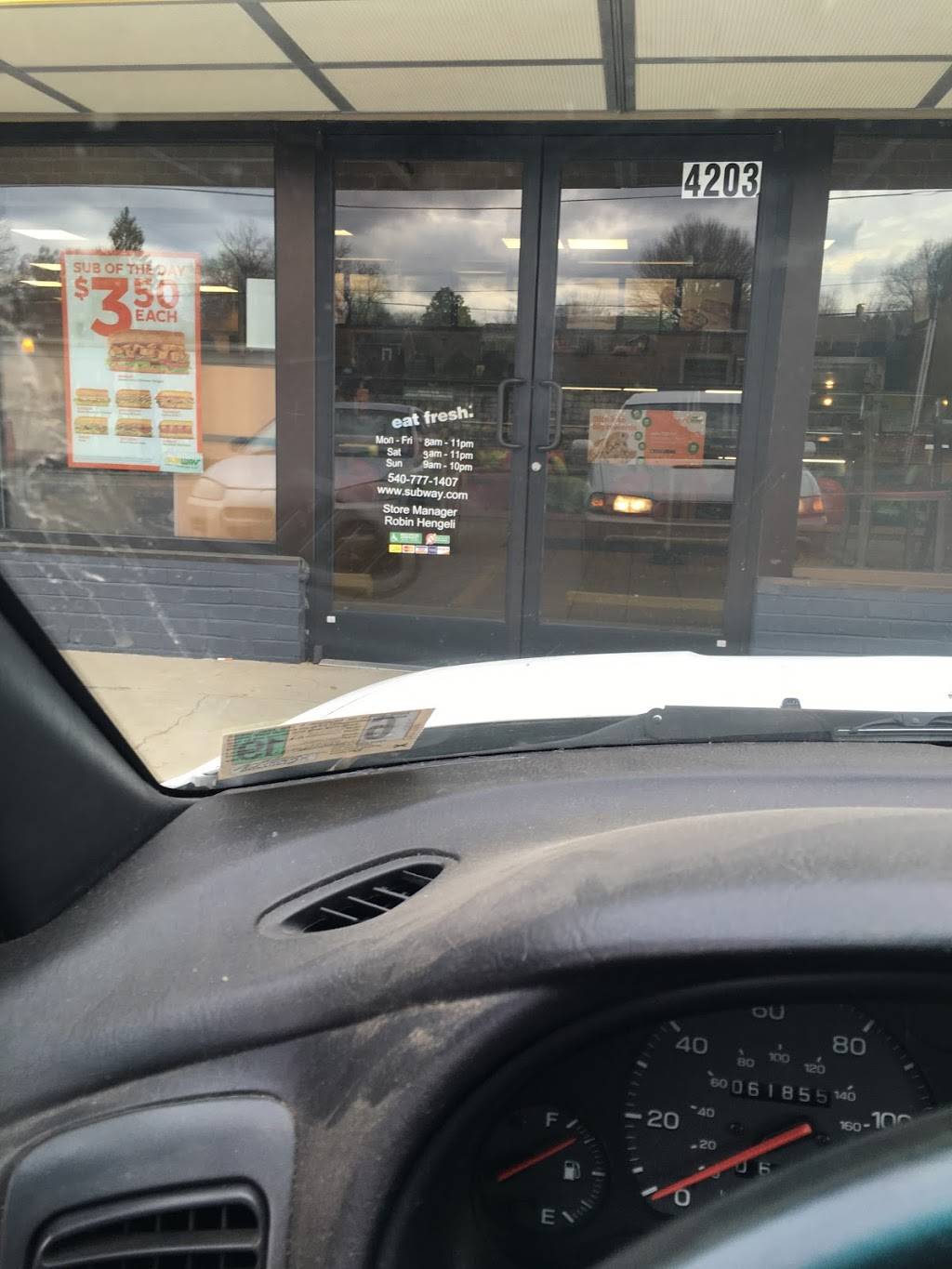 Subway | restaurant | 4203 Plantation Rd NE, Roanoke, VA 24012, USA | 5407771407 OR +1 540-777-1407