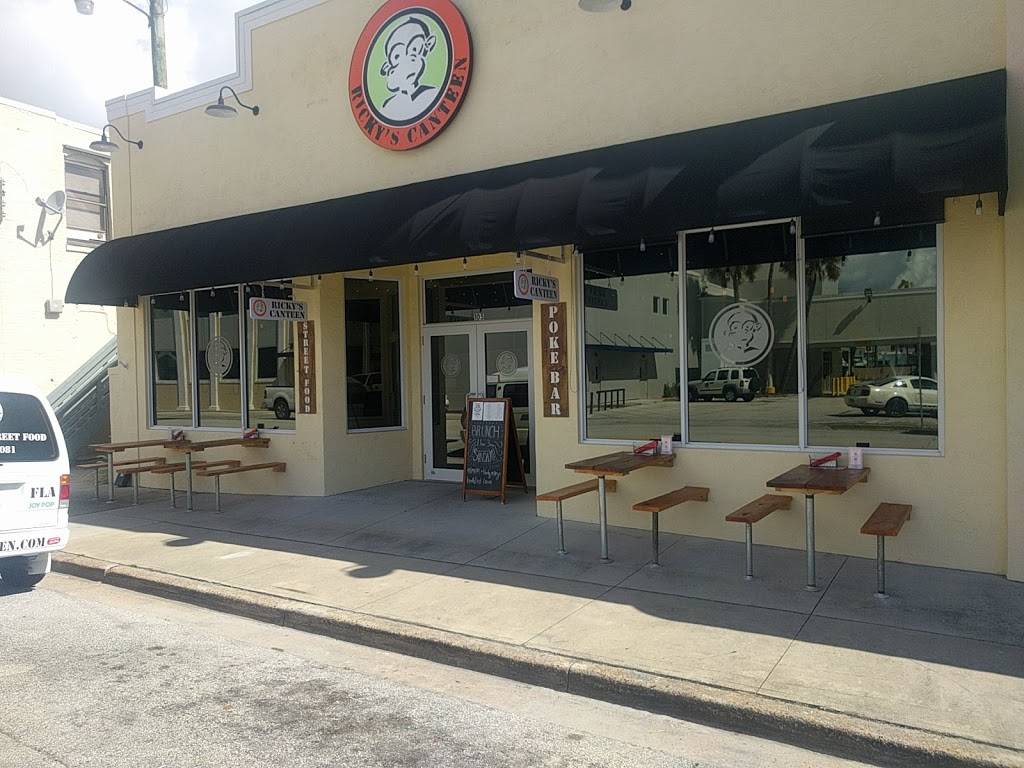 Rickys Canteen / Poke Bar & Street Food | restaurant | 105 Magnolia St, New Smyrna Beach, FL 32168, USA | 3864102081 OR +1 386-410-2081