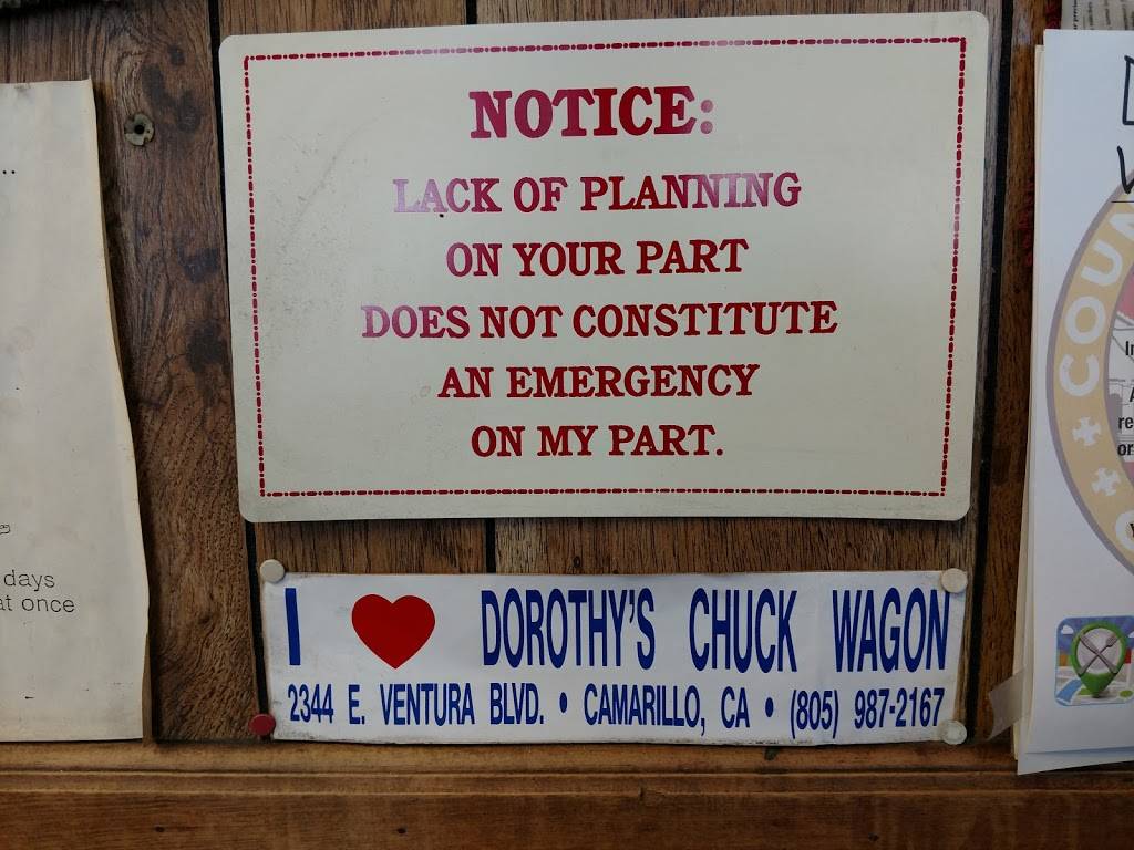 Dorothys Chuck Wagon | cafe | 2344 Ventura Blvd, Camarillo, CA 93010, USA | 8059872167 OR +1 805-987-2167