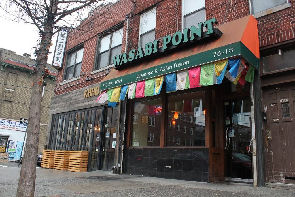 Wasabi Point | restaurant | 7618 Woodside Ave, Elmhurst, NY 11373, USA | 7182051056 OR +1 718-205-1056