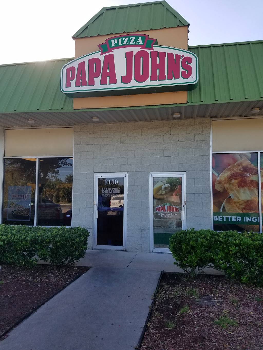 Papa Johns Pizza | restaurant | 2430 Minton Rd, West Melbourne, FL 32904, USA | 3219537272 OR +1 321-953-7272
