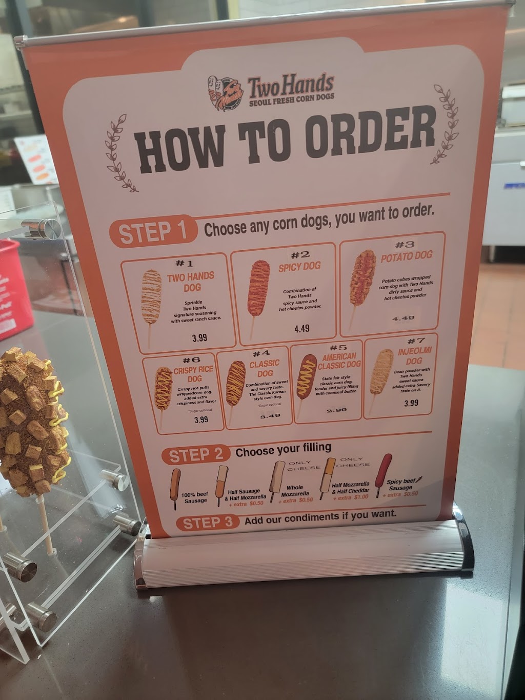 Two Hands "Seoul Fresh" Corn Dogs | restaurant | 450 E Silverado Ranch Blvd, Las Vegas, NV 89183, USA | 7252054806 OR +1 725-205-4806