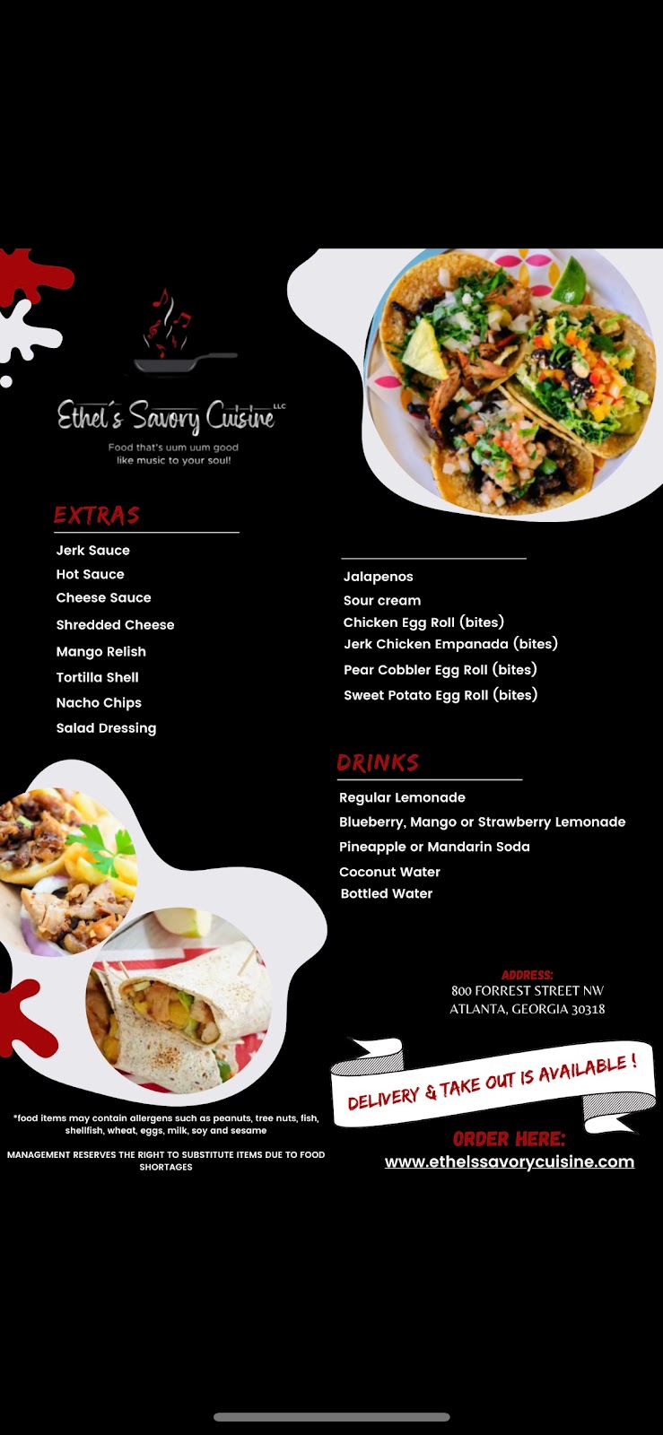 Nuttin But Jerk | restaurant | 800 Forrest St NW, Atlanta, GA 30318, USA | 4402209296 OR +1 440-220-9296