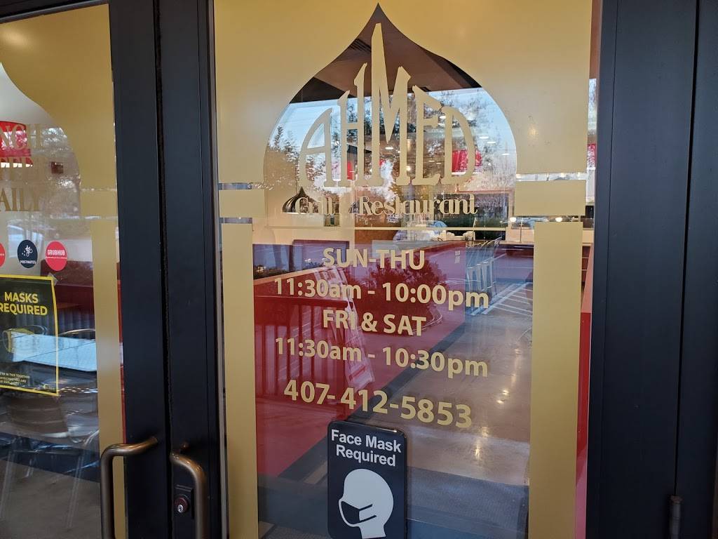 Ahmed Indian Grill & Restaurant | restaurant | 688 N Alafaya Trail Suite 108, Orlando, FL 32828, USA | 4074125853 OR +1 407-412-5853