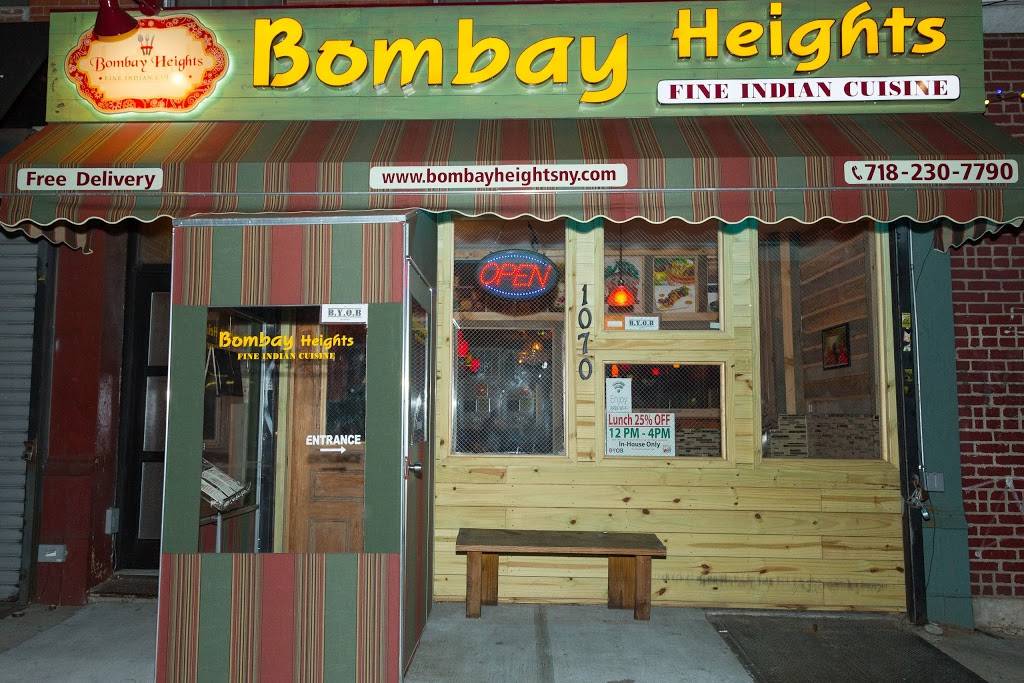 Bombay Heights | restaurant | 1070 Bedford Ave, Brooklyn, NY 11216, USA | 7182307790 OR +1 718-230-7790