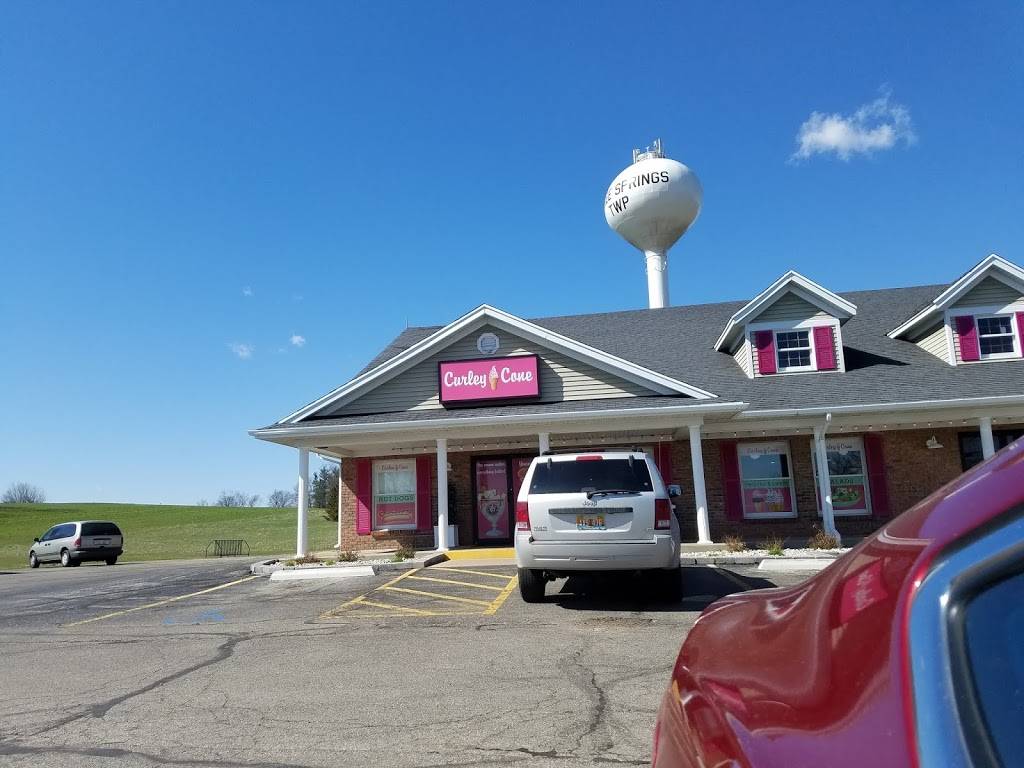 Curley Cone | restaurant | 12850 W M 179 Hwy, Wayland, MI 49348, USA | 2697926560 OR +1 269-792-6560