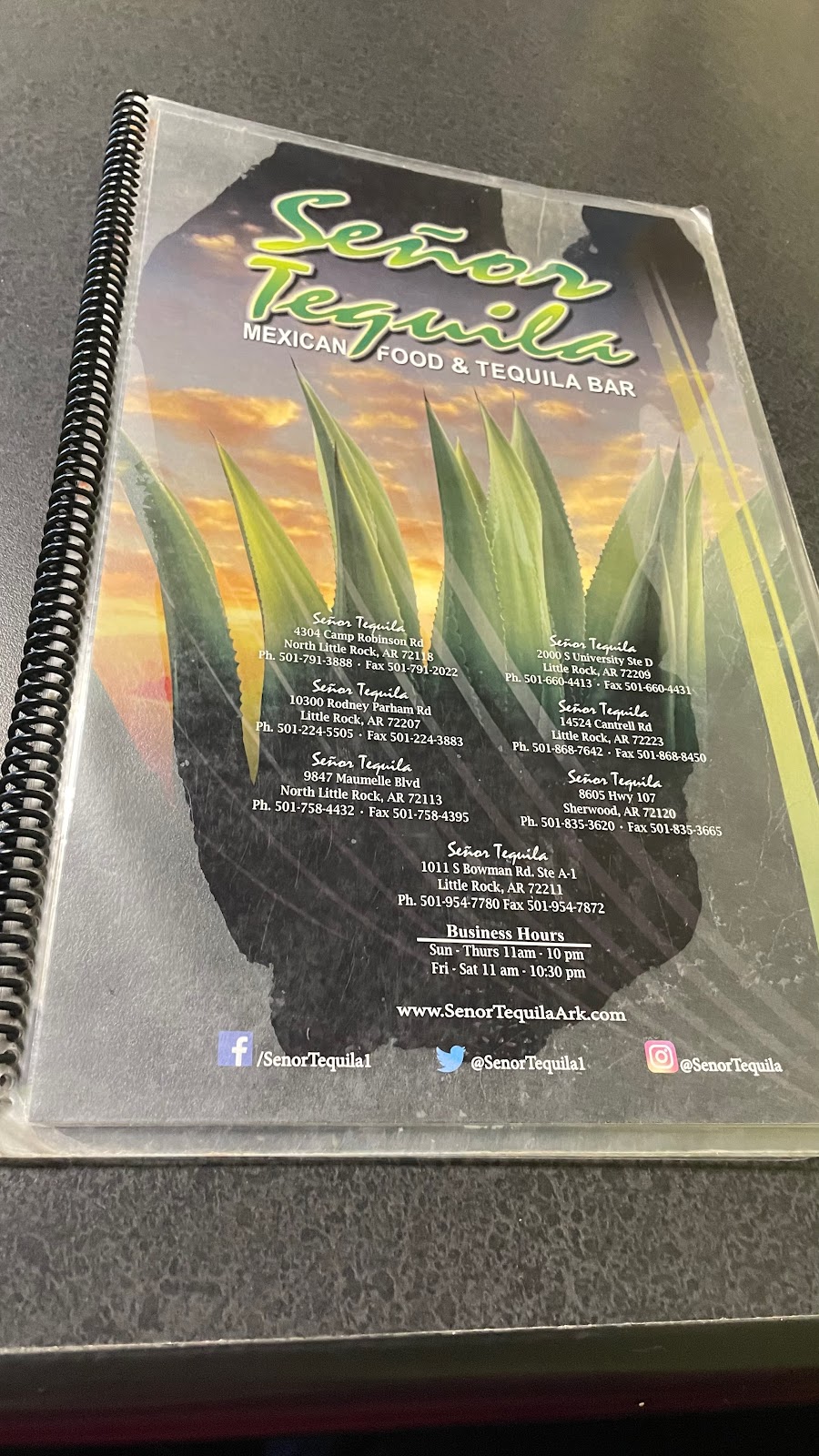 Señor Tequila | restaurant | 2000 S University Ave, Little Rock, AR 72204, USA | 5016604413 OR +1 501-660-4413