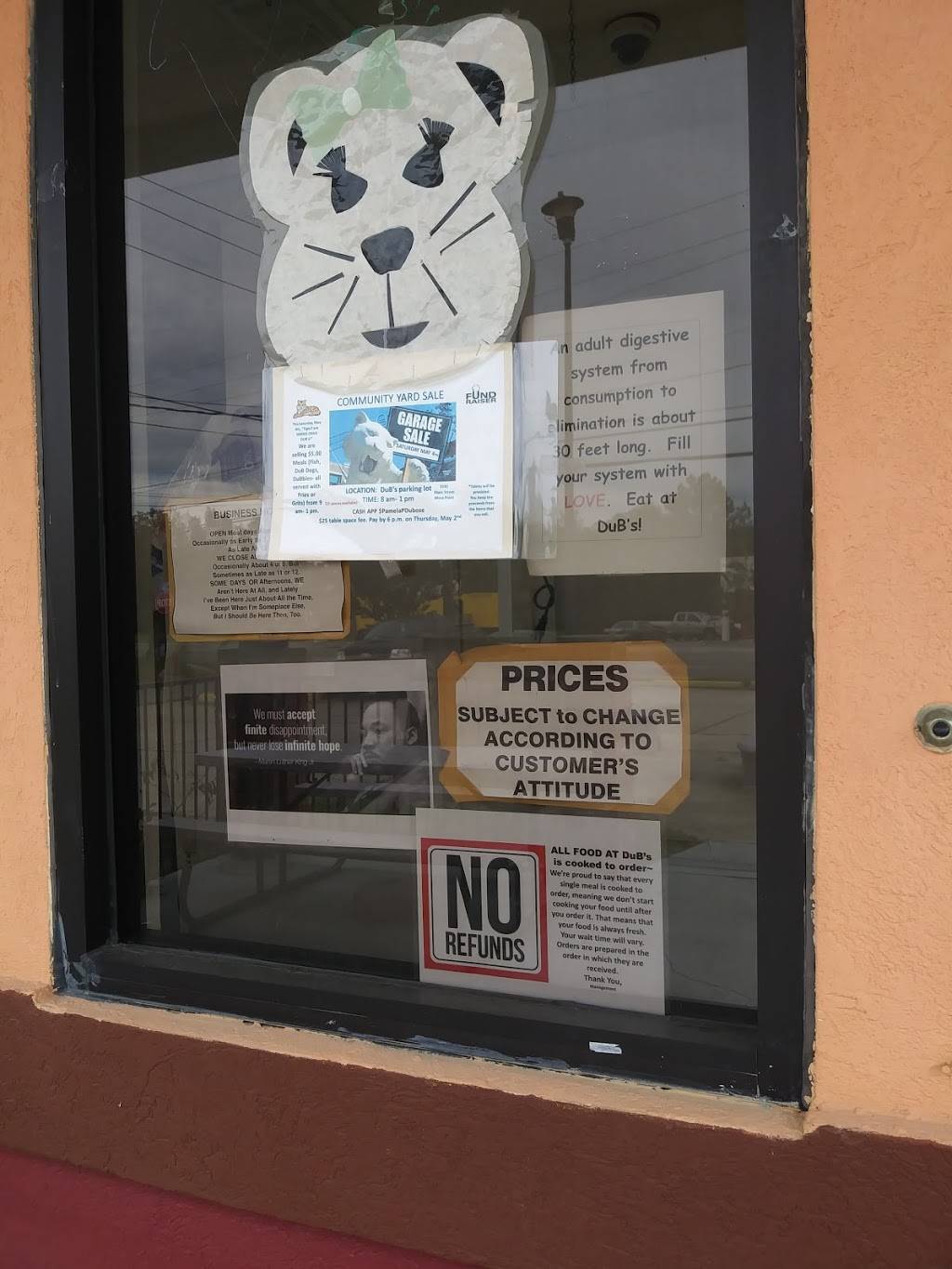 Dubs | restaurant | 3740 Main St, Moss Point, MS 39563, USA | 2284748004 OR +1 228-474-8004