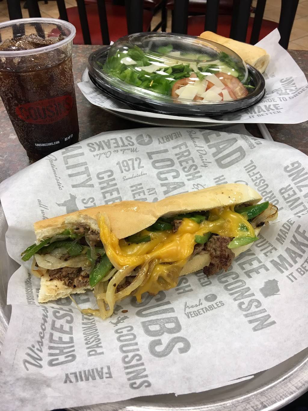 Cousins Subs | meal takeaway | 17900 W Bluemound Rd, Brookfield, WI 53045, USA | 2627978782 OR +1 262-797-8782