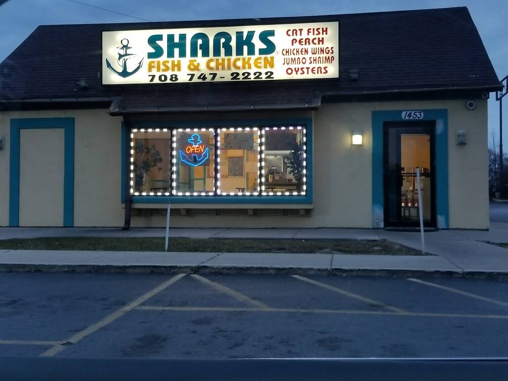 Sharks Fish & Chicken | restaurant | 1453 Western Ave, Chicago Heights, IL 60411, USA | 7087472222 OR +1 708-747-2222