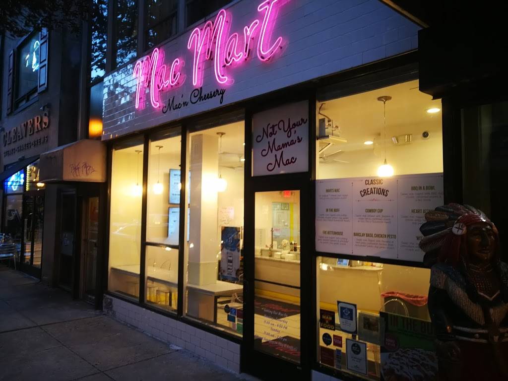 Mac Mart | restaurant | 104 S 18th St, Philadelphia, PA 19103, USA | 2154446144 OR +1 215-444-6144