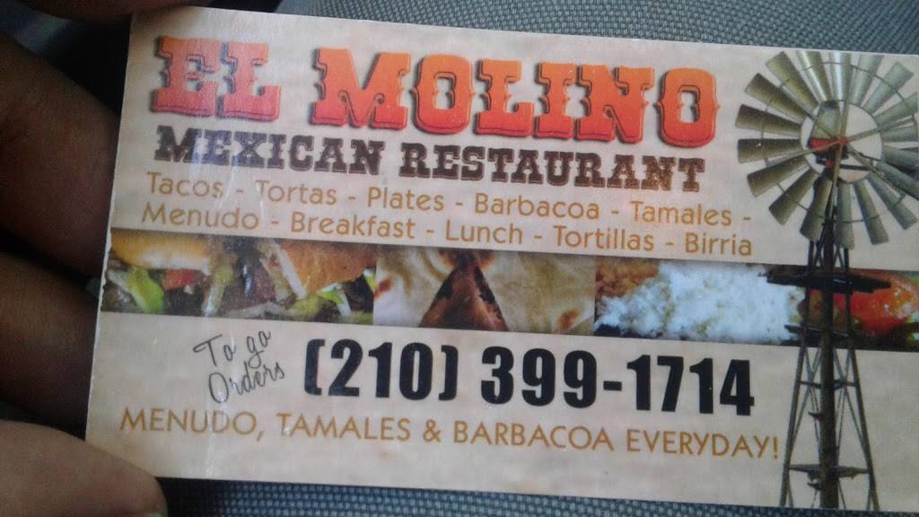 El Molino | restaurant | 1703 I-35, San Antonio, TX 78218, USA | 2103991714 OR +1 210-399-1714