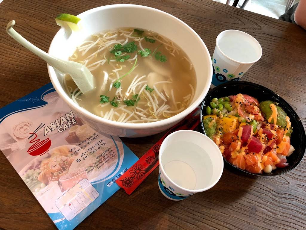 Asian Cafe | restaurant | 109 S 31st Ave #60, Hattiesburg, MS 39401, USA | 6013365014 OR +1 601-336-5014