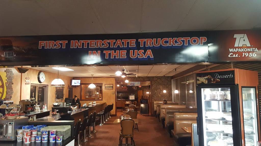 L & G Truckers Inc DBA TA Wapak | restaurant | 1775 Bellefontaine St, Wapakoneta, OH 45895, USA | 4197382550 OR +1 419-738-2550