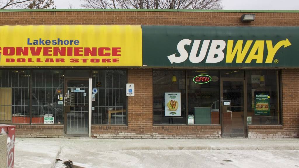Subway | restaurant | 3180 Lake Shore Blvd W Unit 5, Etobicoke, ON M8V 1L7, Canada | 4165030040 OR +1 416-503-0040