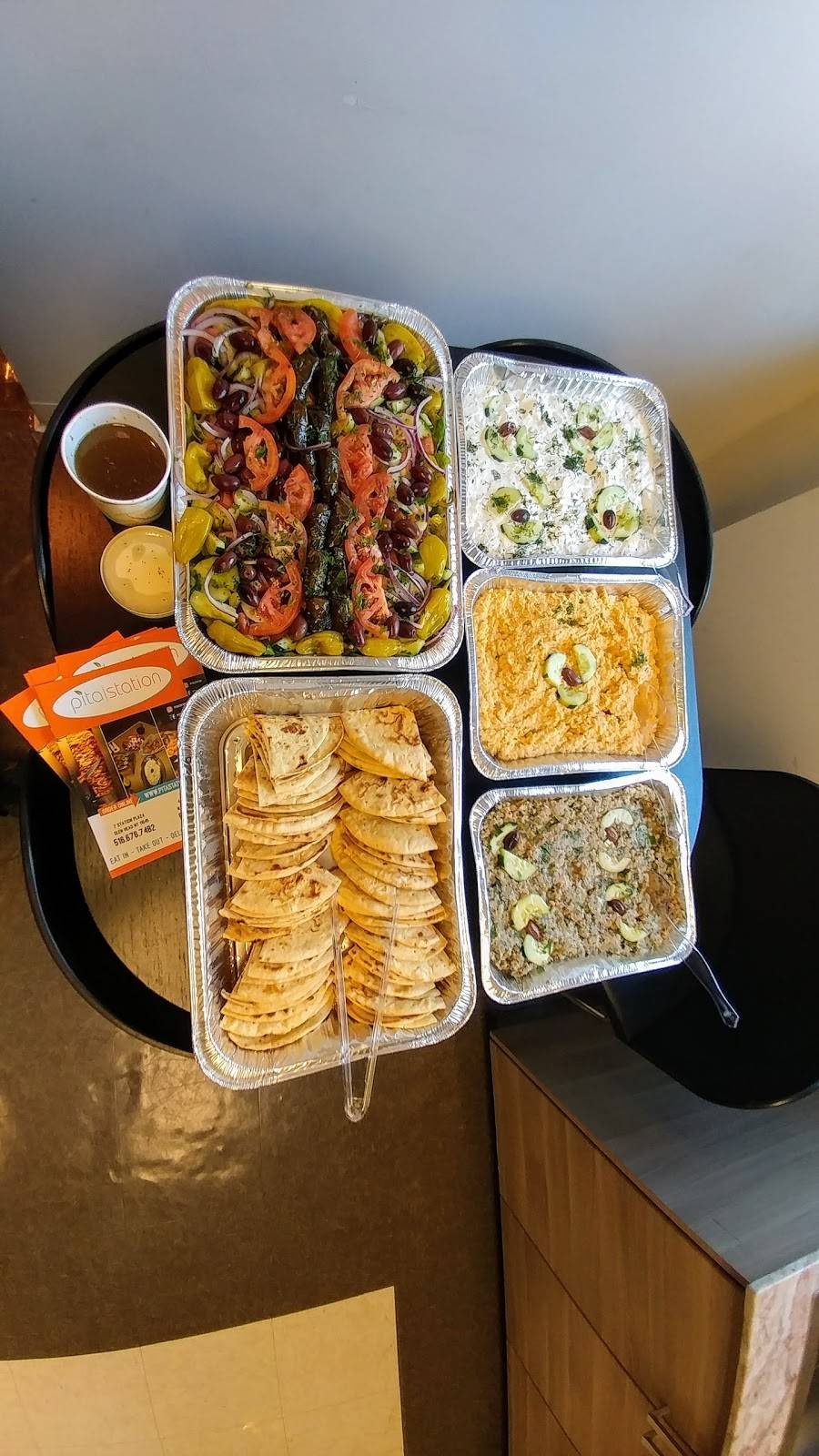 Pita station | restaurant | 444 Plandome Rd, Manhasset, NY 11030, USA | 5164395460 OR +1 516-439-5460