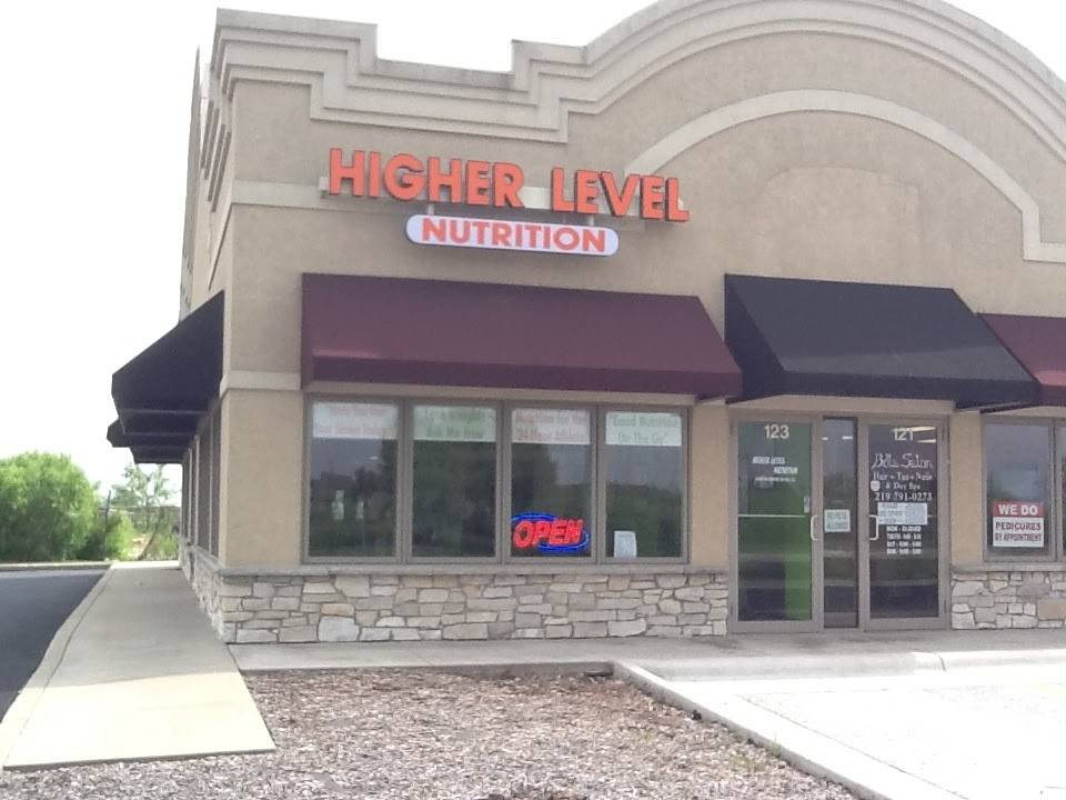 Higher Level Nutrition | restaurant | 123 E 93rd Ave, Crown Point, IN 46307, USA | 2197699333 OR +1 219-769-9333