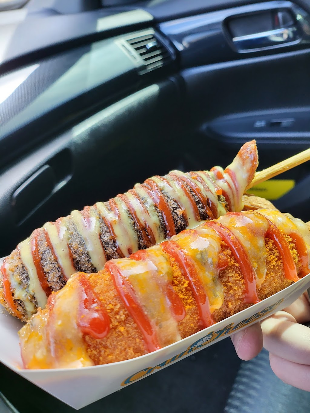 CrunCheese Korean Hot Dog- Blue Diamond | restaurant | 7815 Blue Diamond Rd #101, Las Vegas, NV 89178, USA | 7022721619 OR +1 702-272-1619