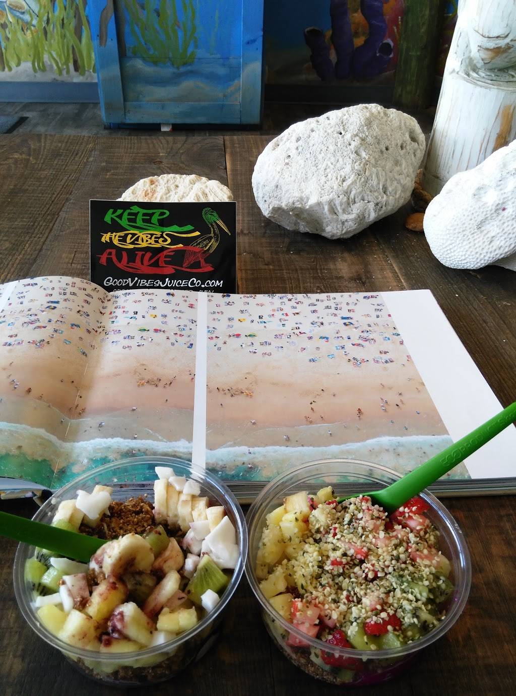 Good Vibes Juice Co. | restaurant | 1708 Missouri Ave N, Largo, FL 33770, USA | 7273144188 OR +1 727-314-4188