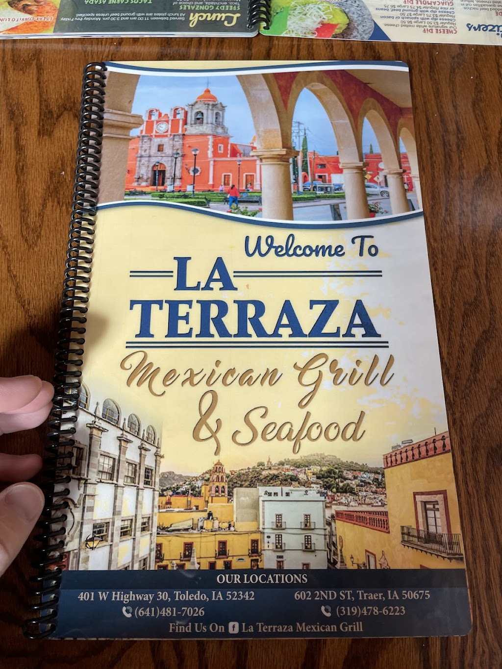 La Terraza Mexican Grill And Seafood | restaurant | 602 2nd St, Traer, IA 50675, USA | 3194786223 OR +1 319-478-6223